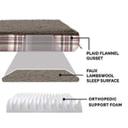 Furhaven — Cama Ortopédica con Cubierta Lavable y Desmontable para Perro