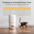 Yuposl — Comedero Automático Programable para Gatos y Perros con Control de Porciones y Batería de 180 Días