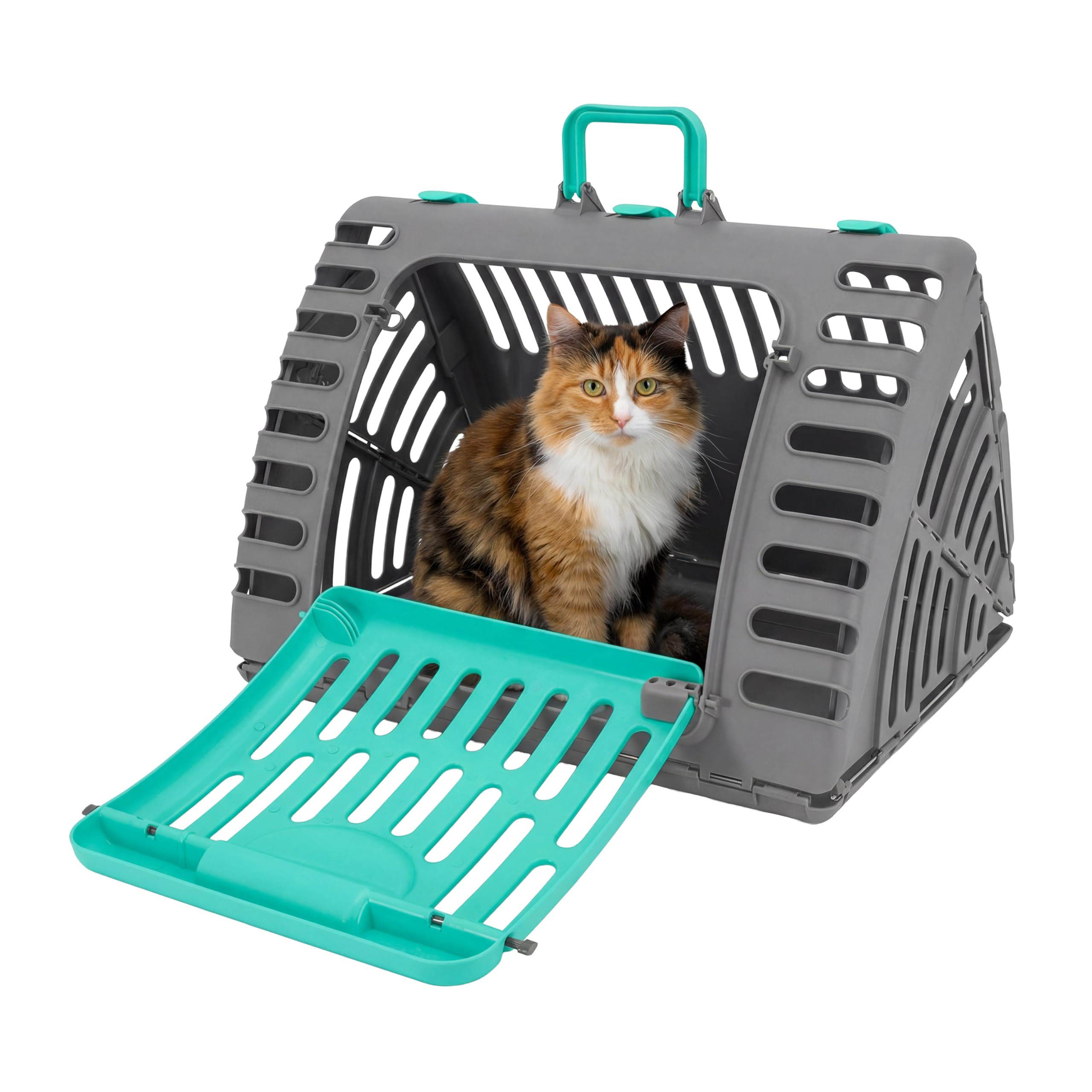 SportPet Designs — Transportadora Plegable para Gato con Puerta Lateral Abatible