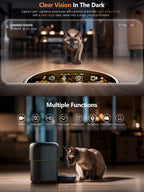 Yuposl — Comedero Automático Programable para Gatos y Perros con Control de Porciones y Batería de 180 Días