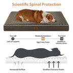 WNPETHOME — Cama Ortopédica Impermeable con Funda Lavable y Base Antideslizante para Perro
