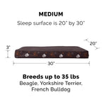 Furhaven — Cama Ortopédica con Cubierta Lavable y Desmontable para Perro