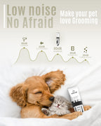 oneisall — Rasuradora Eléctrica Recargable Inalámbrica de Bajo Ruido para Perros, Gatos y Mascotas