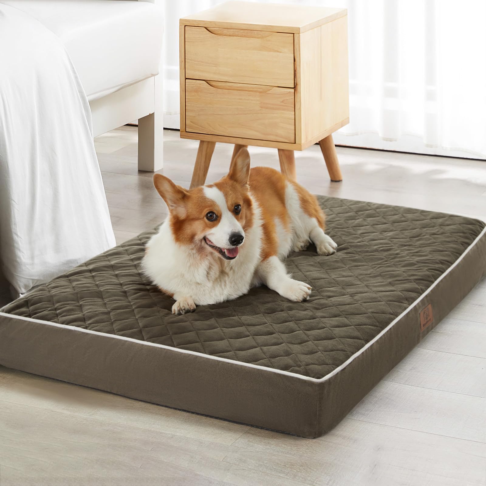 WNPETHOME — Cama Ortopédica Impermeable con Funda Lavable y Base Antideslizante para Perro