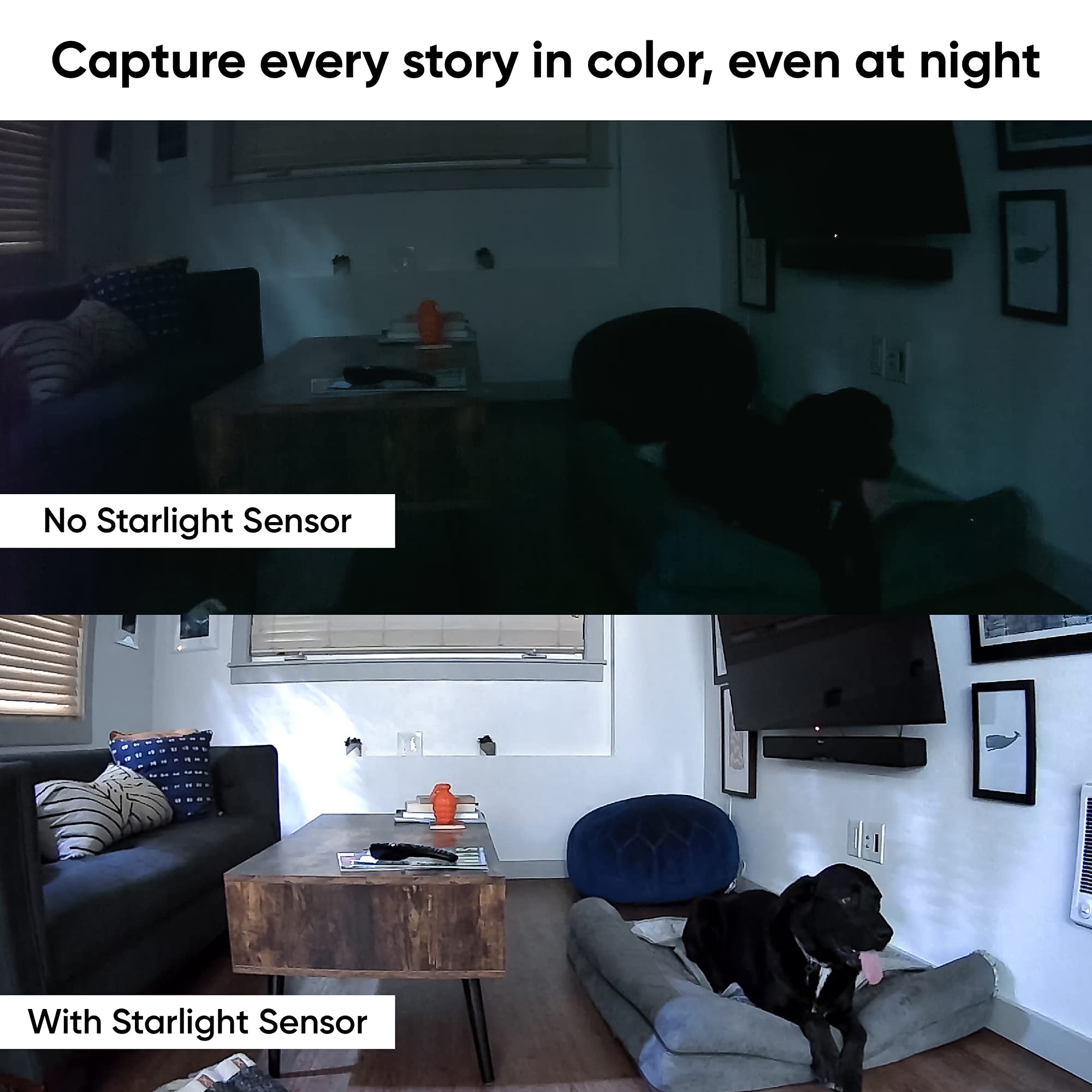 WYZE Cam Pan v2 — Cámara de Seguridad Interior Inteligente con Visión Nocturna a Color, Detección de Movimiento y Sonido, Rotación 360°, Compatible con Alexa y Google Assistant
