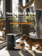 Yuposl — Comedero Automático Programable para Gatos y Perros con Control de Porciones y Batería de 180 Días