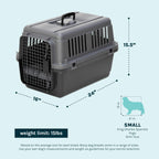 SportPet — Kennel de Viaje Certificado por Aerolíneas con Comederos para Perros y Gatos