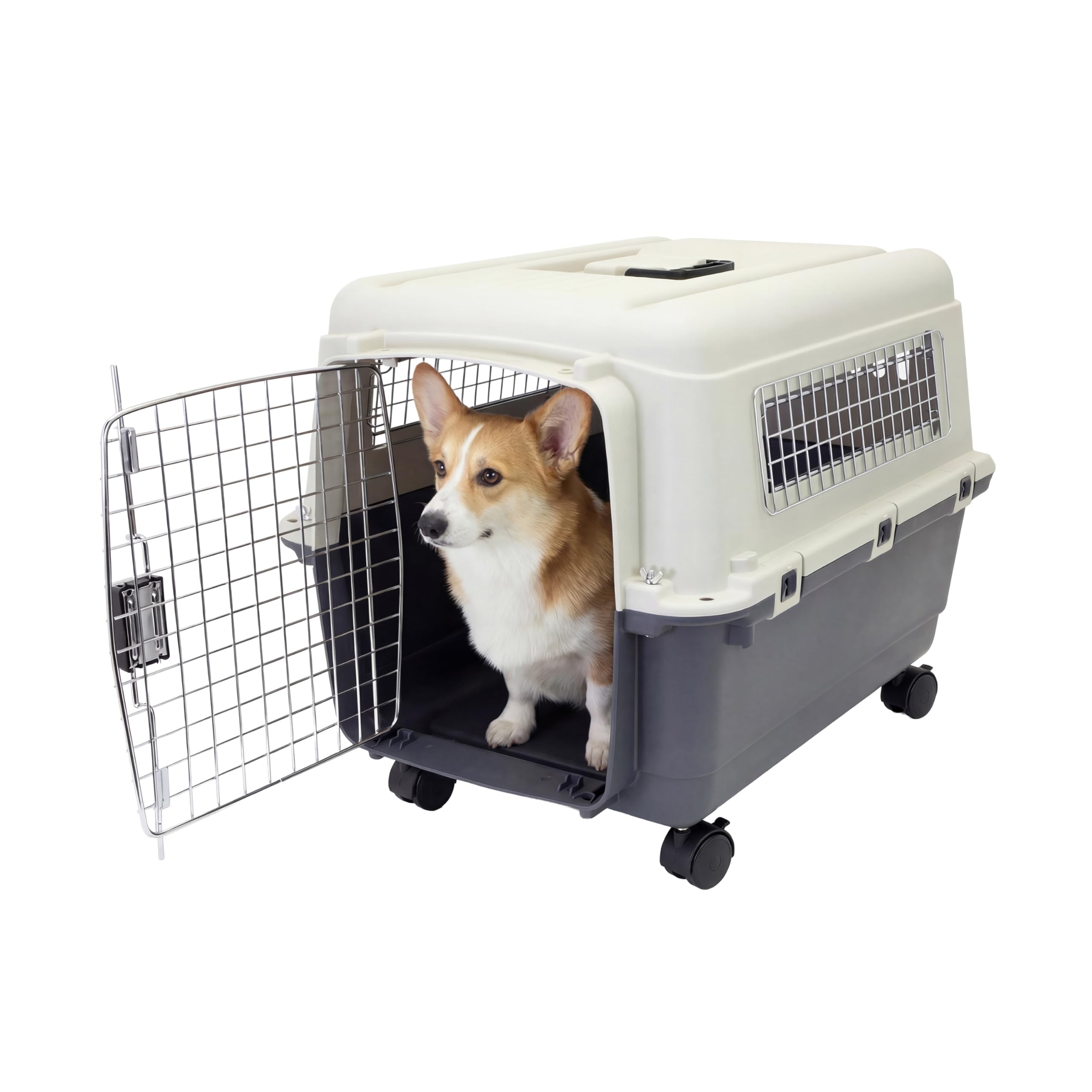 SportPet — Kennel de Viaje Certificado por Aerolíneas con Comederos para Perros y Gatos