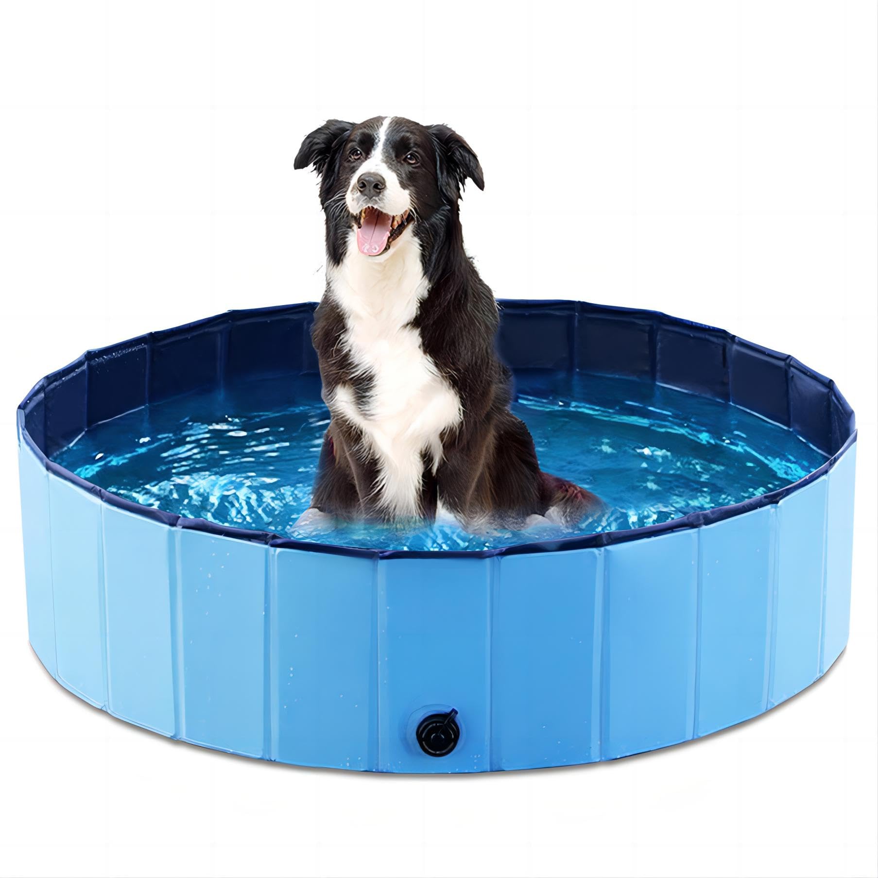 Jasonwell — Alberca Plegable y Portátil para Perros, Gatos y Niños | Tina de Baño Antiderrapante sin Inflado