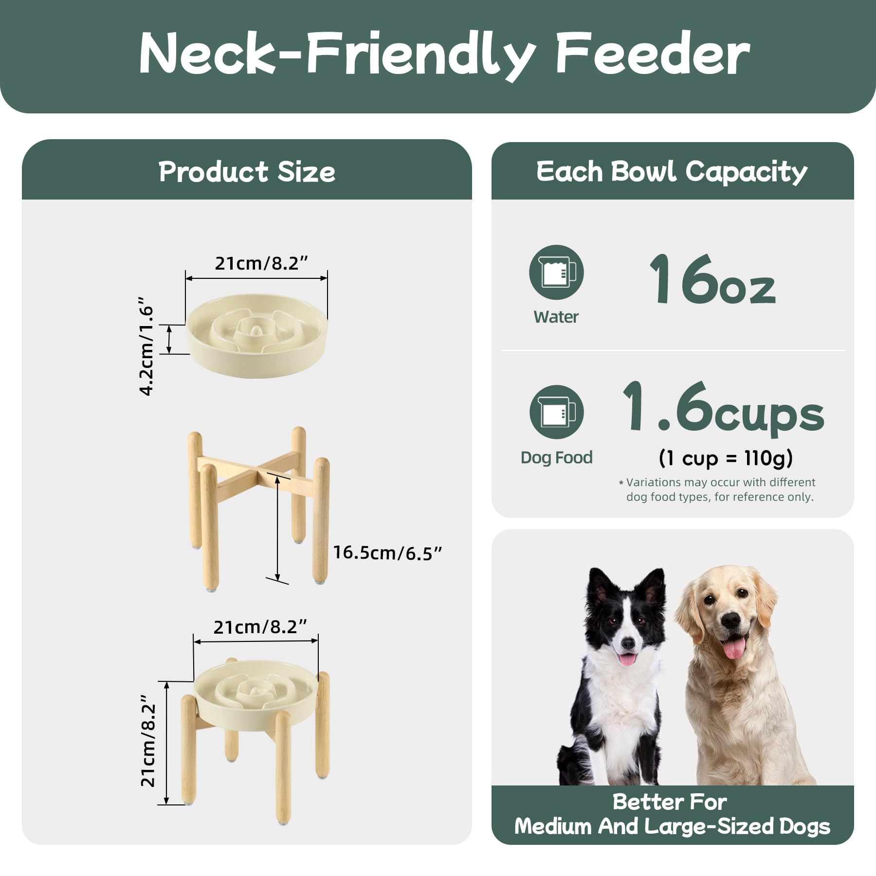 Havniva — Tazón Comedero Lento de Cerámica para Mascotas — Alimentación Pausada y Saludable para Perros y Gatos