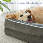 BFPETHOME — Cama Ortopédica Impermeable Estilo Sofá con Cubierta Lavable y Base Antiderrapante para Perros