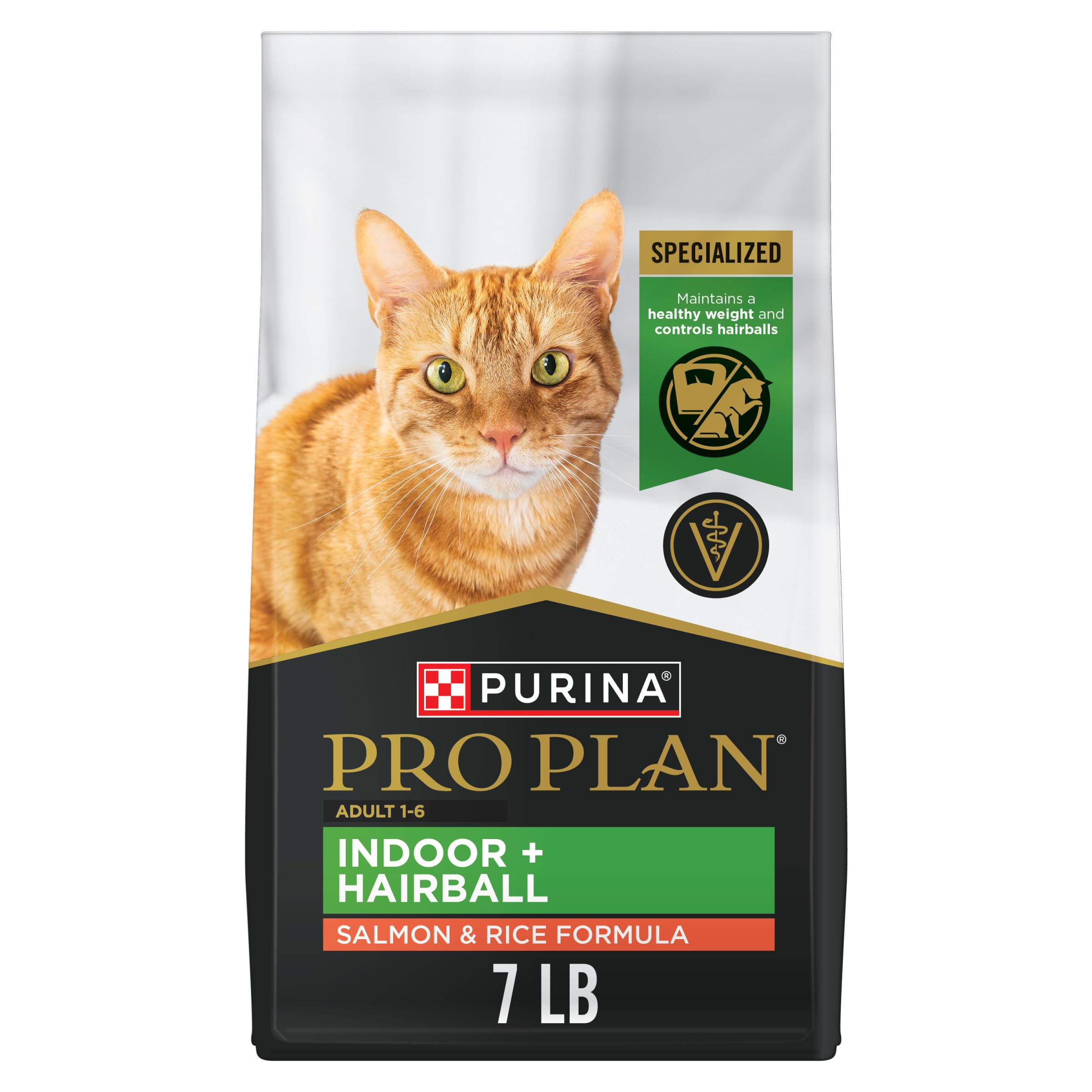 Pro Plan Indoor Hairball — Croquetas para Gato Adulto de Interior con Control de Bolas de Pelo