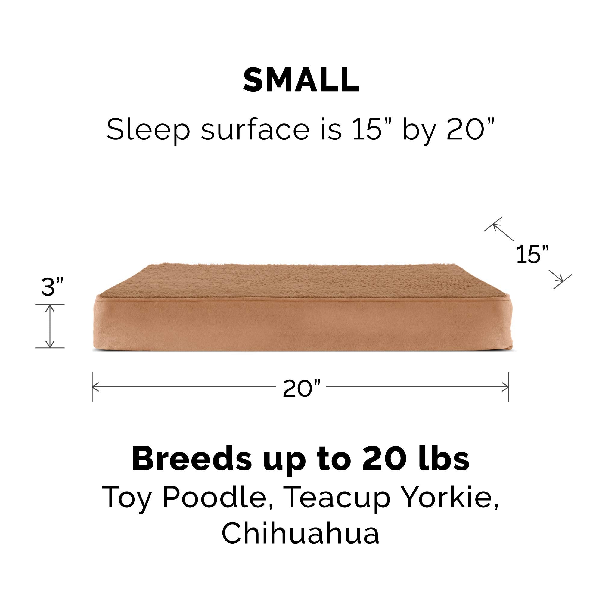 Furhaven — Cama Ortopédica con Cubierta Lavable y Desmontable para Perro