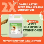TropiClean Shampoo Galón — Shampoo Natural de Limpieza Profunda para Perros y Gatos