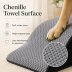 NRYDEPET Rampa para Escaleras de Perros — Paquete de 2, Superficie Suave de Espuma para Perros Pequeños y Seniors Menores de 14 kg, Funda Lavable, Asistencia Interior para Razas de Patas Cortas o Perros Cautelosos