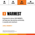 Carhartt Firm Duck — Abrigo Impermeable Acolchado para Perro, Resistente al Viento y Frío