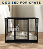 Cama Ortopédica de Piel con Memory Foam — Descanso Confortable para Perros Pequeños, Medianos y Grandes