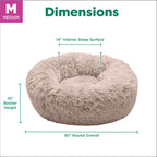 FurHaven Calming Cuddler — Cama Donut Calmante de Peluche para Perros y Gatos