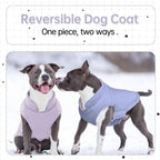 Lelepet — Chamarra Reversible Acolchada para Perro, Resistente al Viento y Agua, para Perros Pequeños