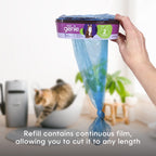 Litter Genie Bolsas de Repuesto para Contenedor de Arena — Paquete de 3 Rollos (28 pies totales) | Hasta 6 Meses de Uso | Control de Olores para Gatos