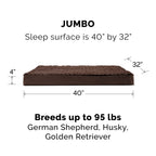 Furhaven — Cama Ortopédica con Cubierta Lavable y Desmontable para Perro