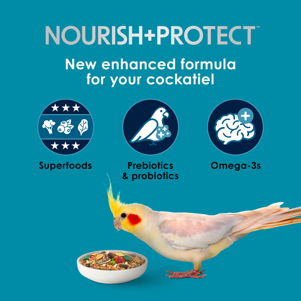 Kaytee Forti-Diet Pro Health Nourish+Protect — Alimento Nutritivo y Protector para Cacatúa
