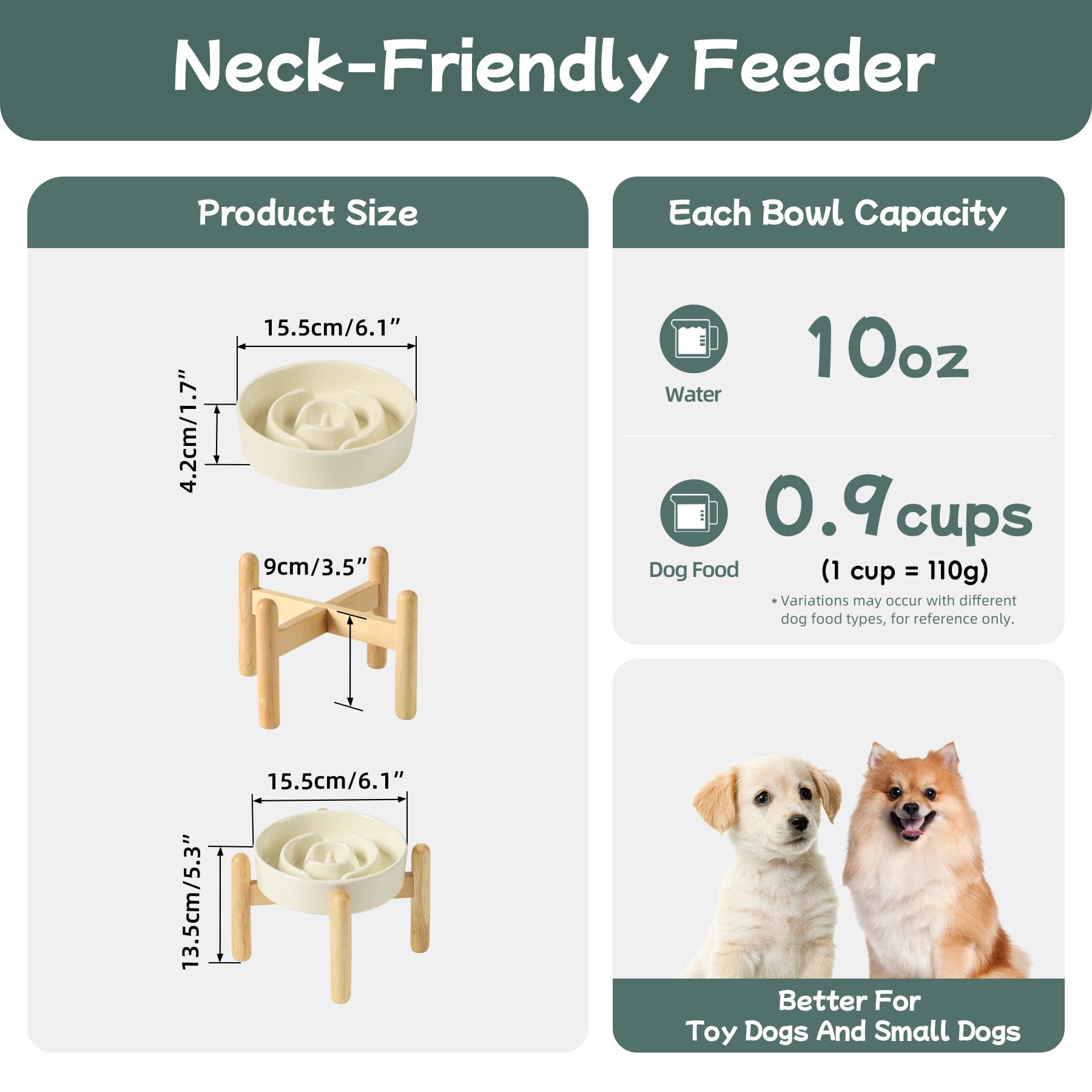 Havniva — Tazón Comedero Lento de Cerámica para Mascotas — Alimentación Pausada y Saludable para Perros y Gatos