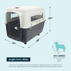 SportPet — Kennel de Viaje Certificado por Aerolíneas con Comederos para Perros y Gatos