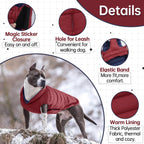 Lelepet — Chamarra Reversible Acolchada para Perro, Resistente al Viento y Agua, para Perros Pequeños