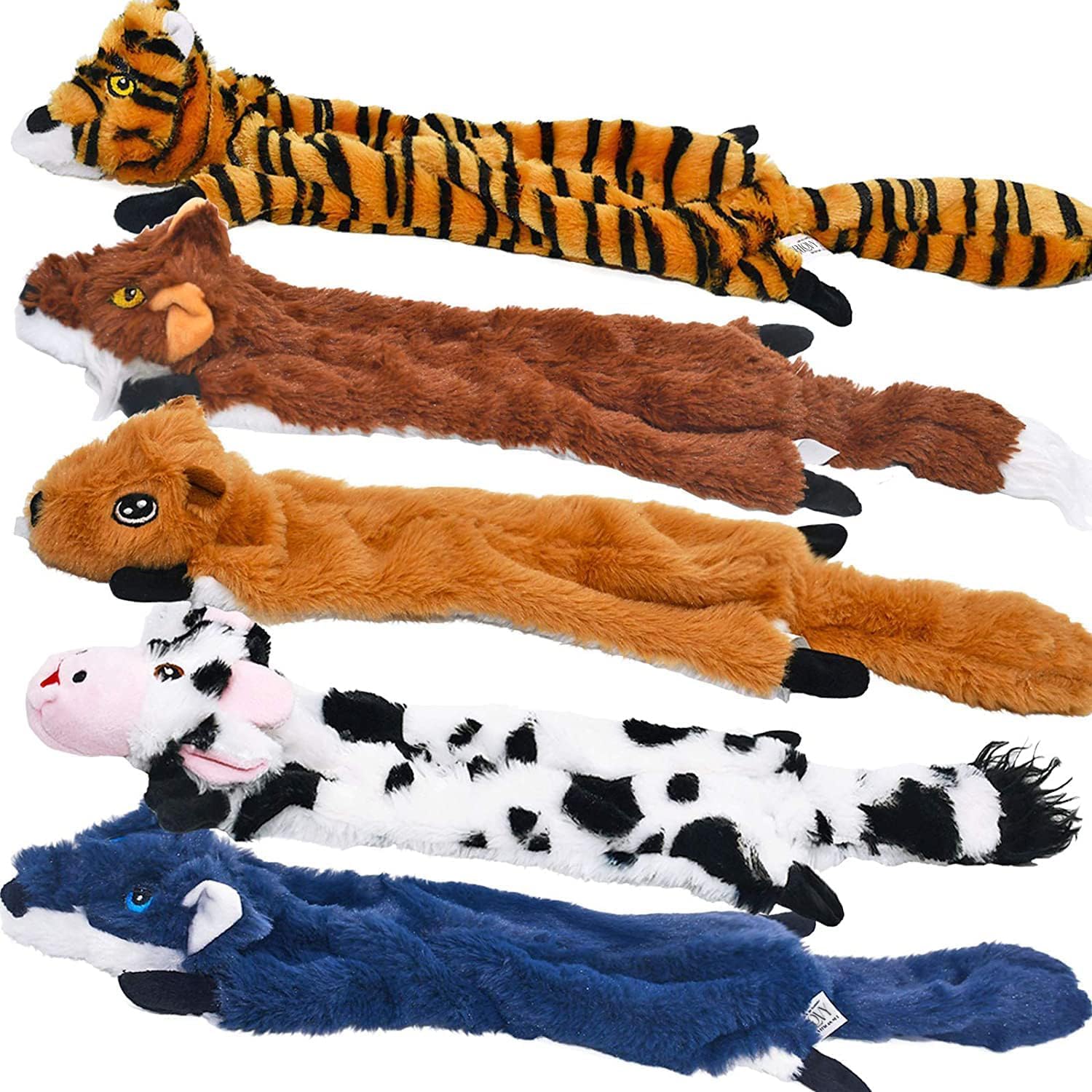 SHARLOVY Bubble Plush — Juguetes de Peluche Chirriantes y Crujientes sin Relleno para Perro