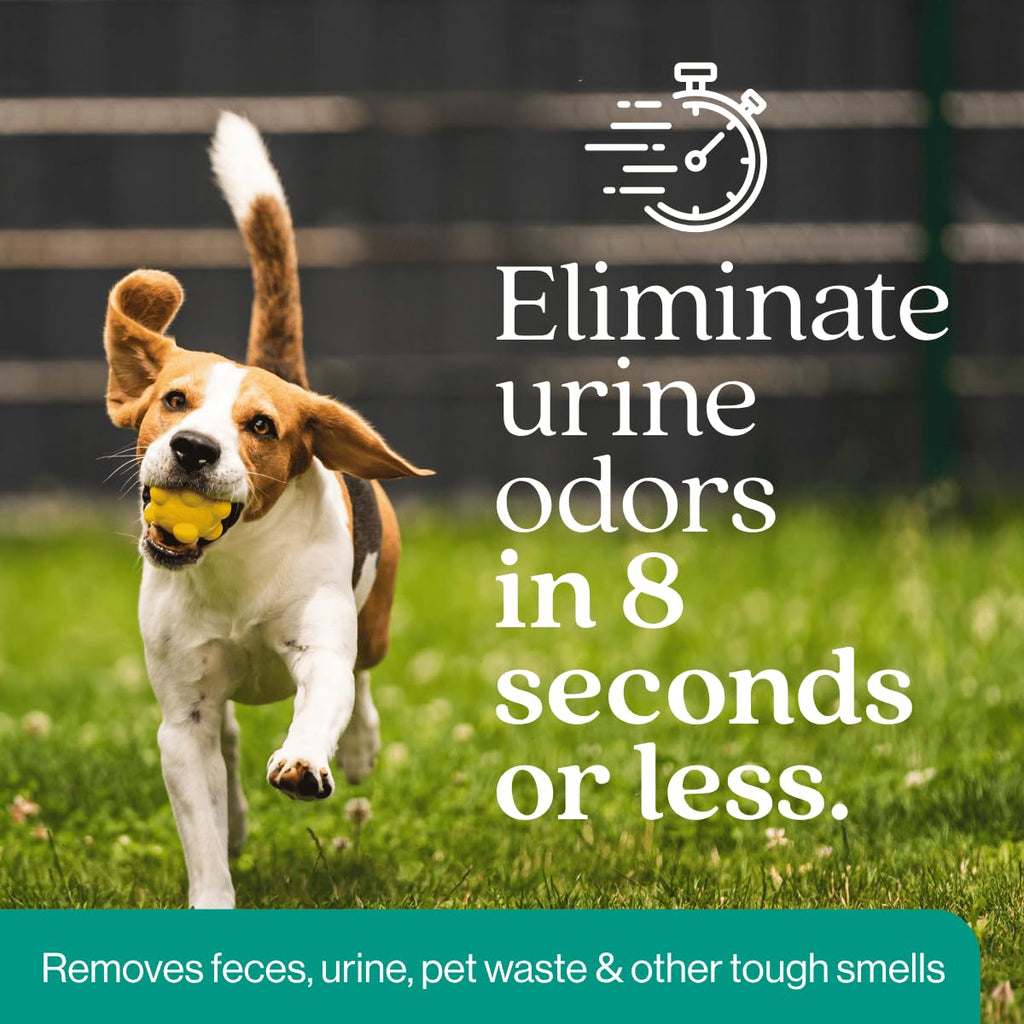 Eliminador de Olores para Exteriores — Limpiador Enzimático de Orina de Perro y Mascotas para Jardín, Patio, Césped Artificial, Kennel y Terraza