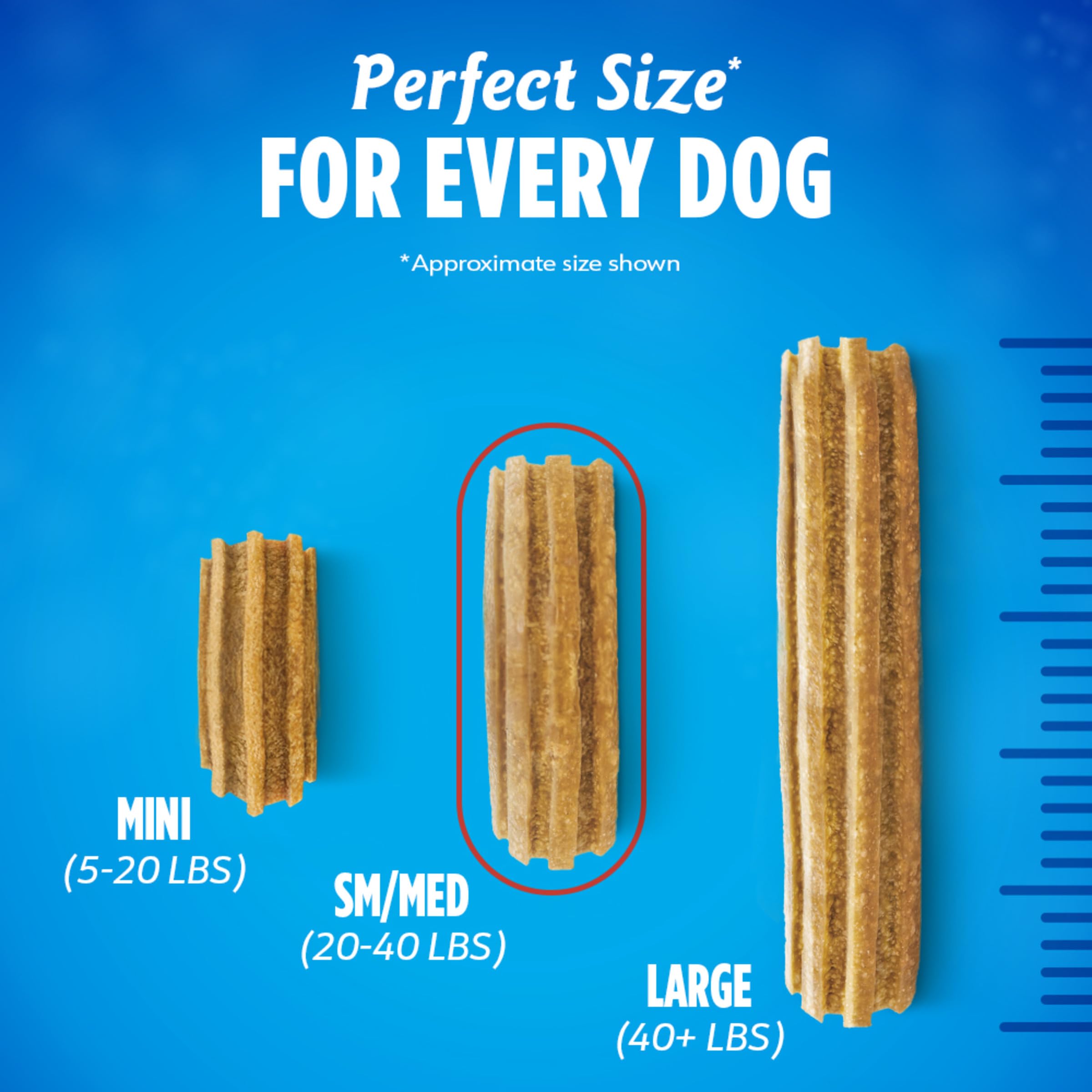 DentaLife Daily Oral Care — Premios Dentales de Cuidado Bucal Diario para Perros Pequeños y Medianos