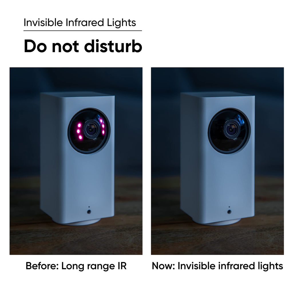 WYZE Cam Pan v2 — Cámara de Seguridad Interior Inteligente con Visión Nocturna a Color, Detección de Movimiento y Sonido, Rotación 360°, Compatible con Alexa y Google Assistant