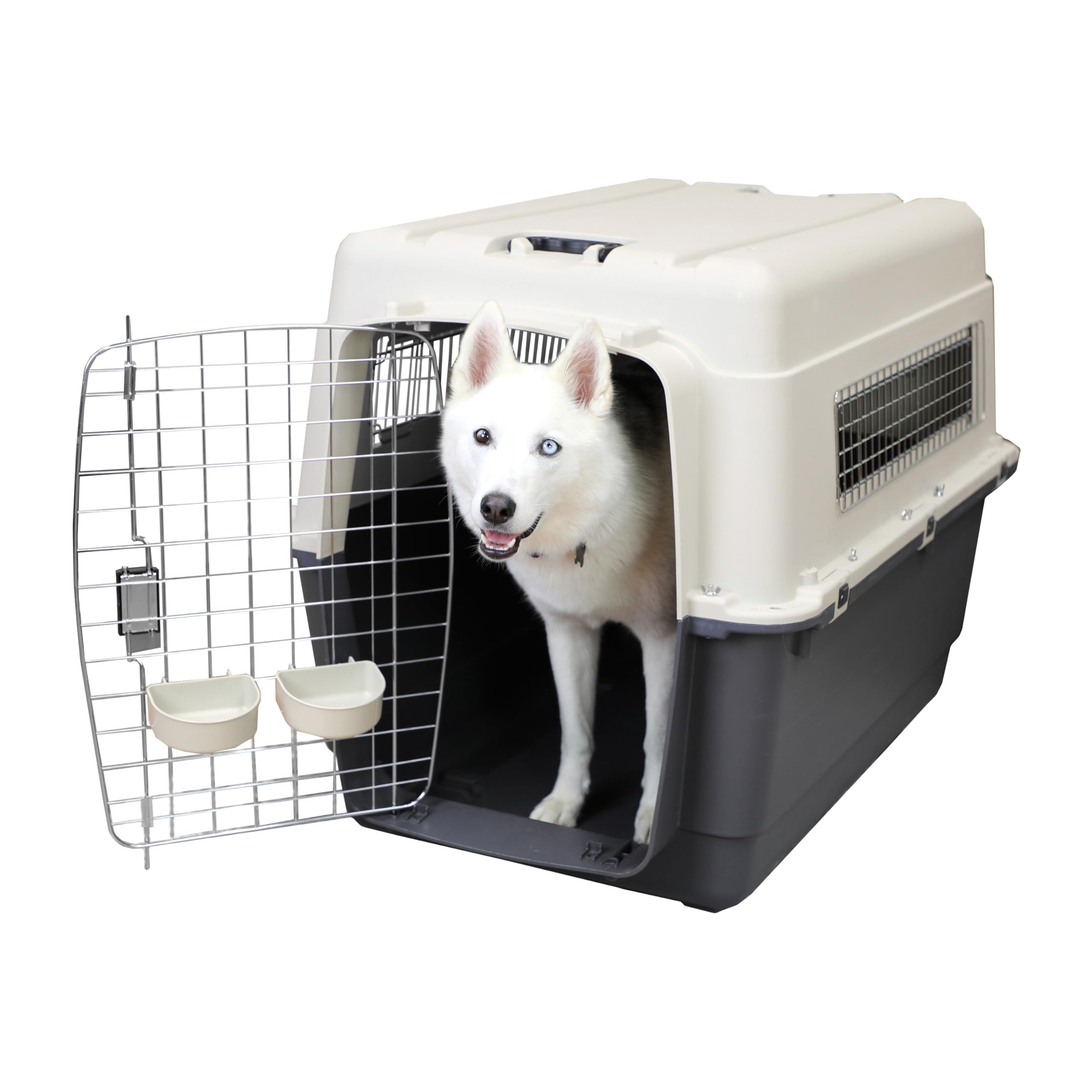 SportPet — Kennel de Viaje Certificado por Aerolíneas con Comederos para Perros y Gatos