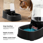 Gardner Pet — Bebedero Automático por Gravedad con Tazón de Acero Inoxidable para Perros y Gatos