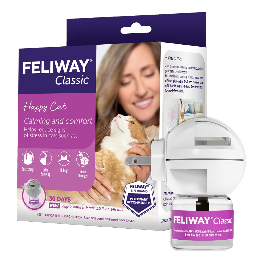 Feliway Classic — Difusor Eléctrico con Recarga de Feromonas Calmantes para Gato