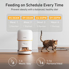Yuposl — Comedero Automático Programable para Gatos y Perros con Control de Porciones y Batería de 180 Días