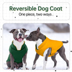 Lelepet — Chamarra Reversible Acolchada para Perro, Resistente al Viento y Agua, para Perros Pequeños