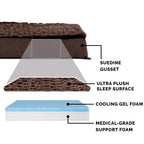 Furhaven — Cama Ortopédica con Cubierta Lavable y Desmontable para Perro