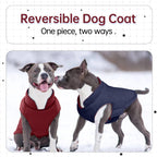 Lelepet — Chamarra Reversible Acolchada para Perro, Resistente al Viento y Agua, para Perros Pequeños