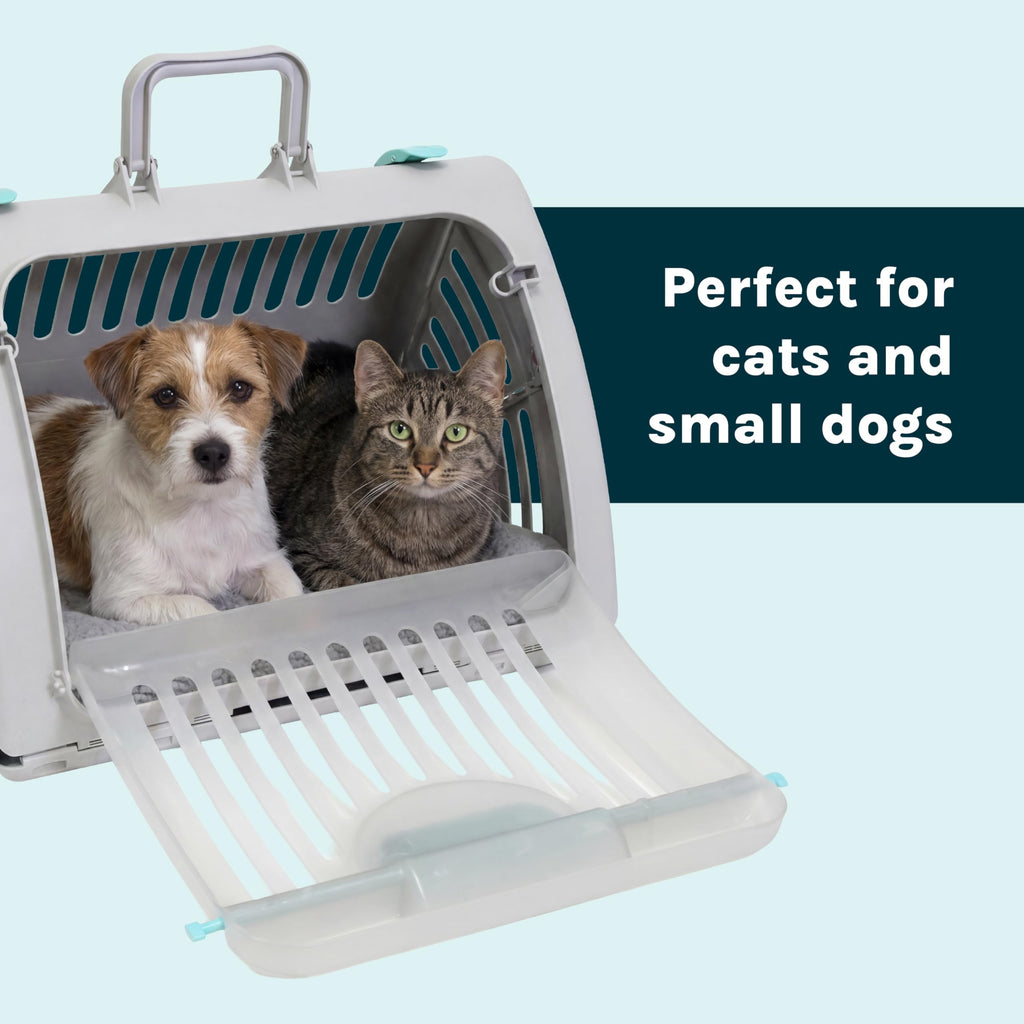 SportPet Designs — Transportadora Plegable para Gato con Puerta Lateral Abatible