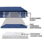 Furhaven — Cama Ortopédica con Cubierta Lavable y Desmontable para Perro
