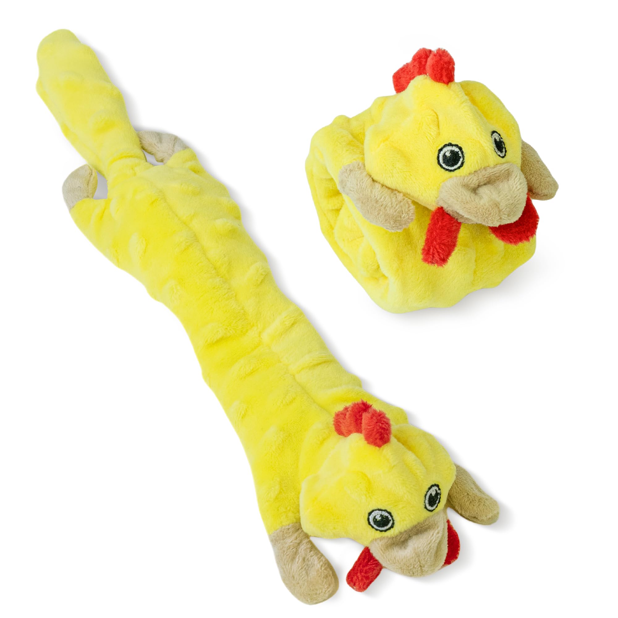 SHARLOVY Bubble Plush — Juguetes de Peluche Chirriantes y Crujientes sin Relleno para Perro