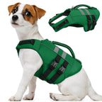 Kuoser — Chaleco Salvavidas Ajustable con Asa de Rescate y Reflectores para Perro