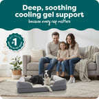 Furhaven Cooling Gel — Cama con Gel Refrescante para Perro