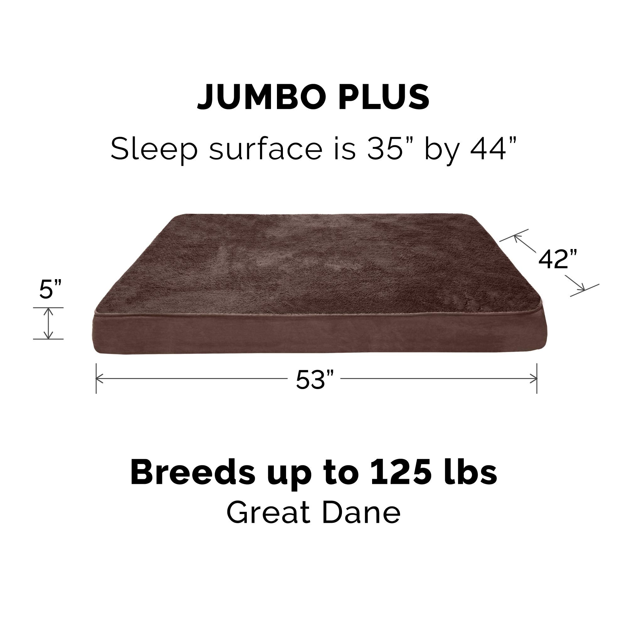 Furhaven — Cama Ortopédica con Cubierta Lavable y Desmontable para Perro