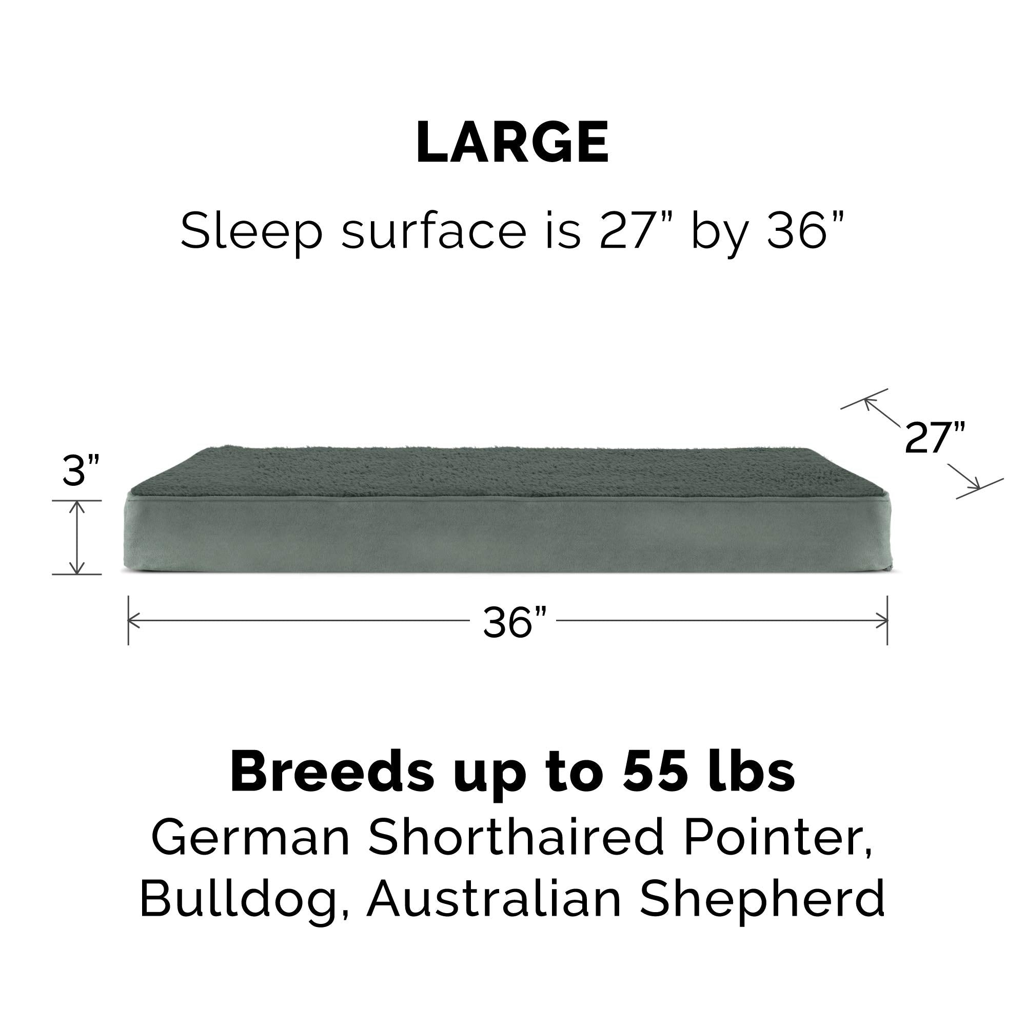 Furhaven — Cama Ortopédica con Cubierta Lavable y Desmontable para Perro
