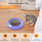 LYCTDD — Rascador Interactivo con Pista de Bolas y Tablero Rascador para Gatos Adultos y Gatitos de Interior