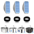PEKTACO — Filtros de Repuesto y Esponjas Pre-Filtro para Fuente Bebedero Automático de 3.2L para Gatos y Perros