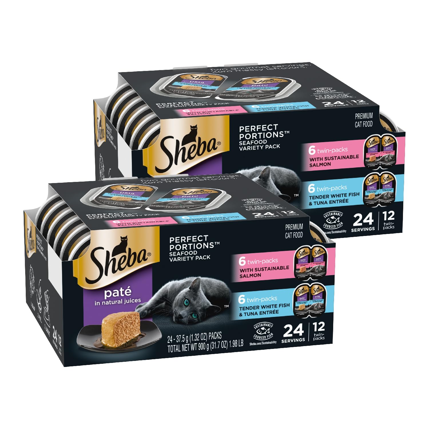 Sheba Perfect Portions — Alimento Húmedo en Paté para Gato Adulto
